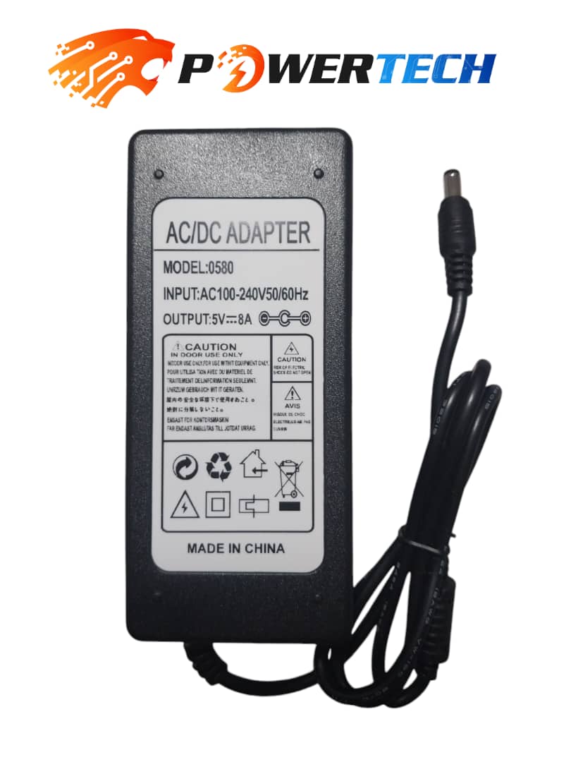 Chargeur adaptateur -Power adapter 5V 8A AC DC