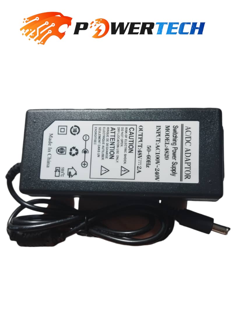 Chargeur adaptateur -Power adapter 48V 2A AC DC