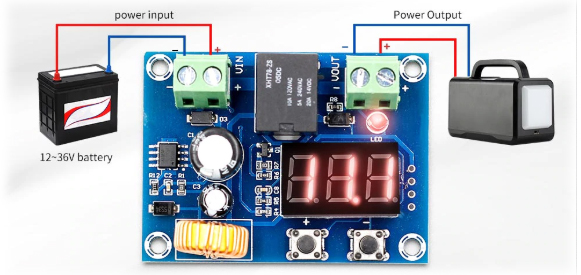 XH-M609 MODULE REGULATEUR DE CHARGE 12-36V