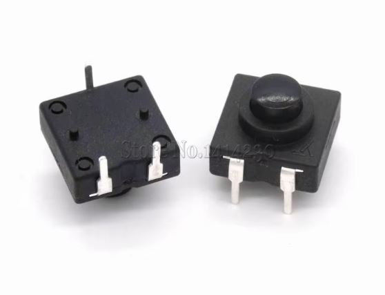 switch Push Button Switch ON-ON-OFF 12*12mm 3 PIN