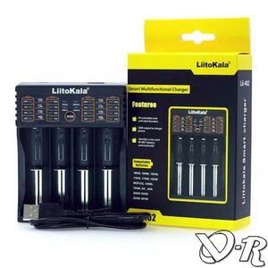 Chargeur de batterie au lithium-ion Liitokala Lii-402