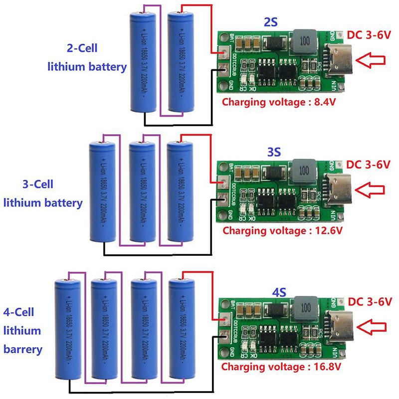 Chargeur de batterie au Lithium multi-cellules LiPo Li-Ion polymére, 4A  2S 3S 4S