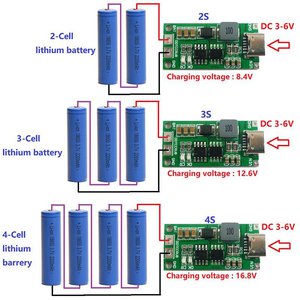 Chargeur de batterie au Lithium multi-cellules LiPo Li-Ion polymére, 4A  2S 3S 4S