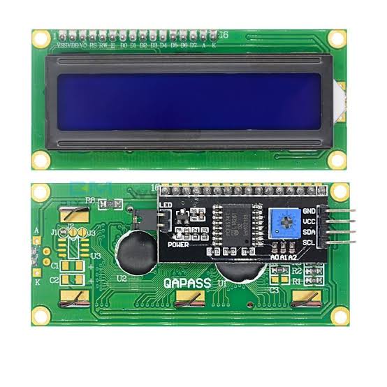 Afficheur LCD 16 x 2 + Adaptateur  I2C