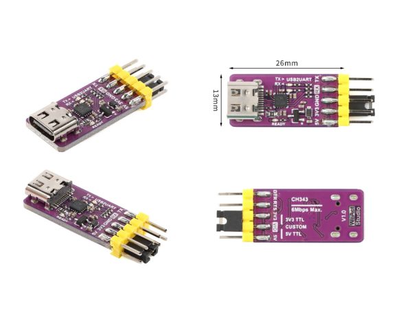 MODULE CONVERTISSEUR USB TO UART CH343