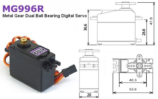 Servo moteur MG996R 360°