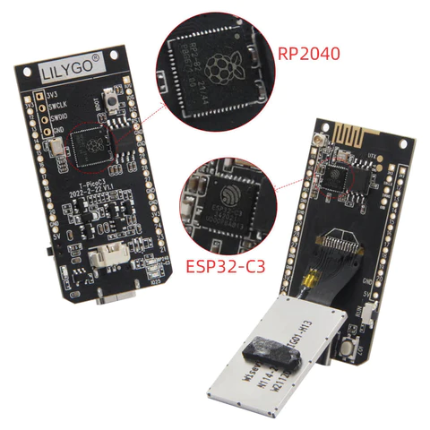 LILYGO T-PicoC3 ESP32-C3 Chip Raspberry Pi RP2040