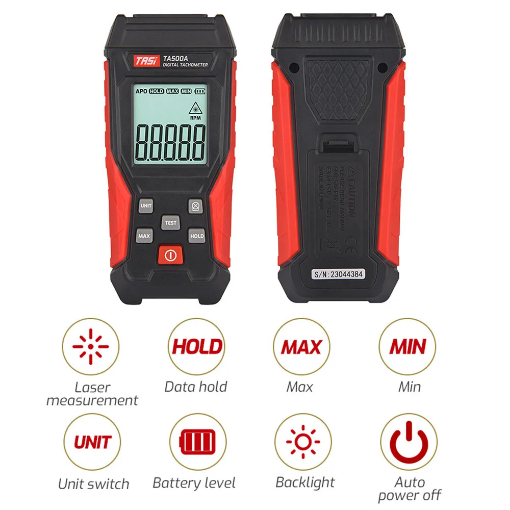 Tachymètre  laser  compteur de vitesse sans contact TA500A