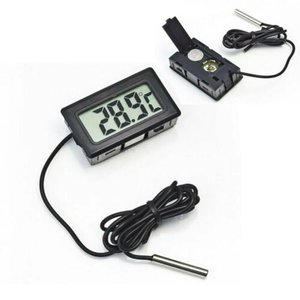 Mini thermomètre et hygromètre  LCD de température -50 ~ 110 °C (Noir)