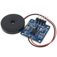 Capteur de choc piezoelectrique capteur de Vibration module d'interrupteur de Vibration feuille piézoélectrique percussion